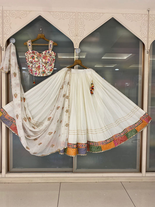 Designer Premium Chaniya Choli with Mirror Work & Alia Style Fancy Blouse – Size 36-44 (Alteration Available)