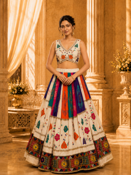 Premium Cotton Multi-Color Lehenga Choli